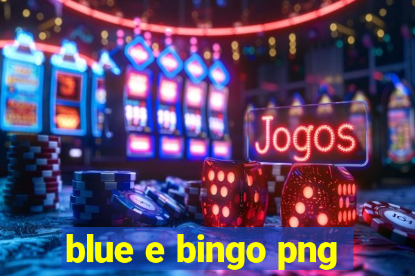 blue e bingo png