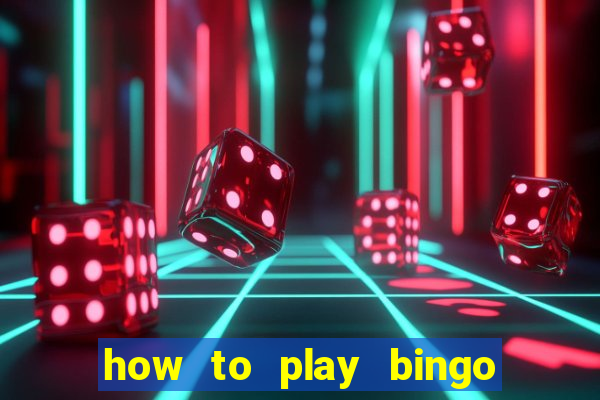 how to play bingo with playing cards