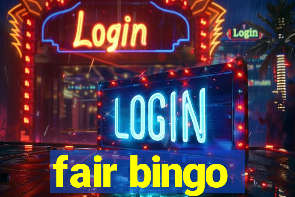 fair bingo