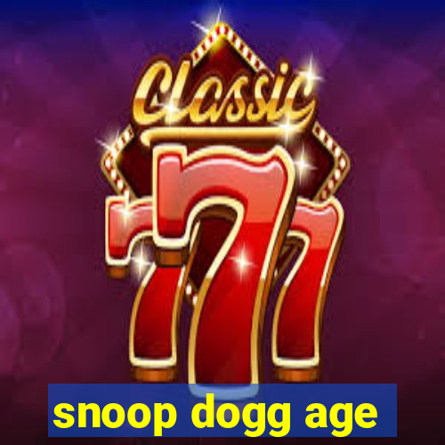 snoop dogg age