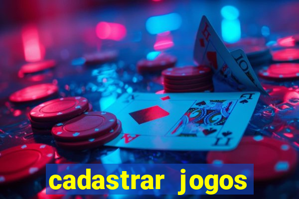 cadastrar jogos online caixa