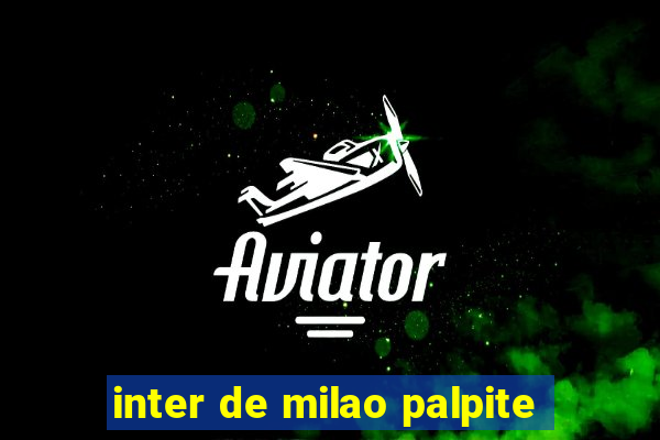 inter de milao palpite