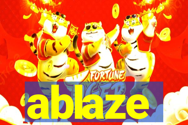 ablaze