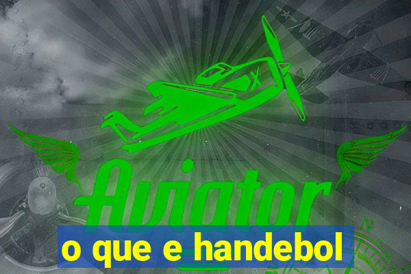 o que e handebol