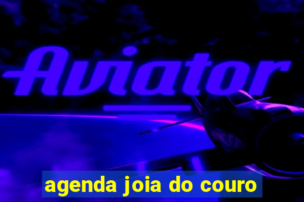 agenda joia do couro