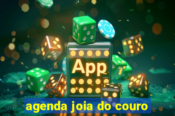 agenda joia do couro