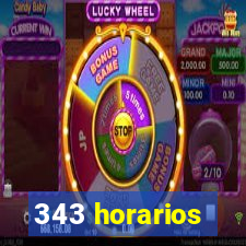 343 horarios