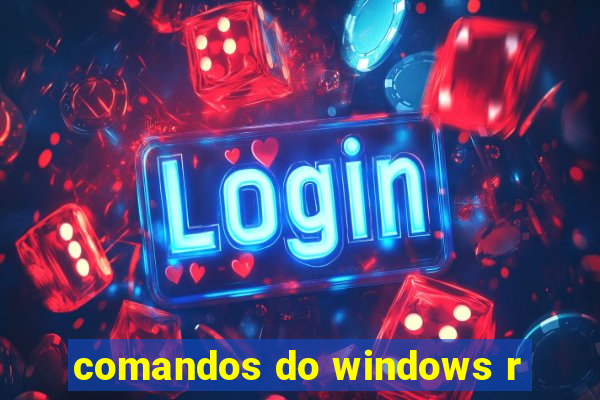 comandos do windows r