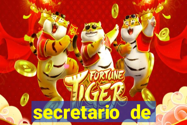 secretario de esporte salario