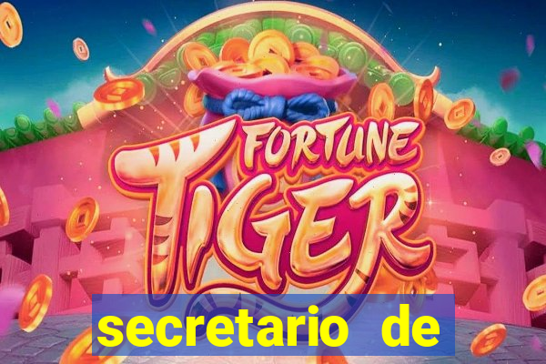 secretario de esporte salario