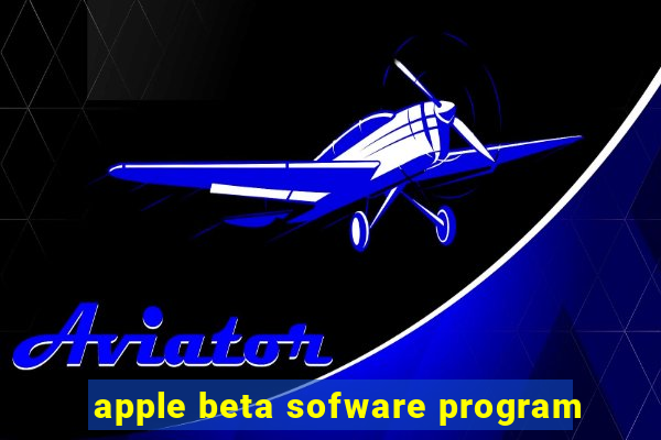 apple beta sofware program