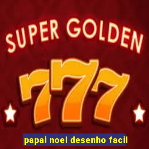 papai noel desenho facil