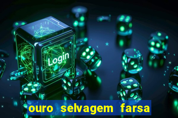 ouro selvagem farsa ouro selvagem o que aconteceu