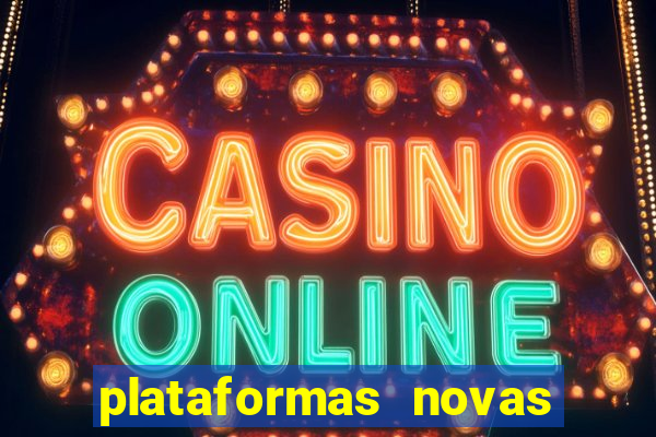 plataformas novas com bonus de cadastro