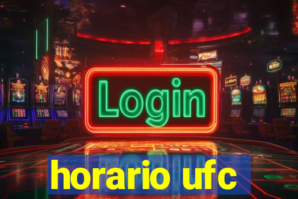 horario ufc