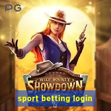 sport betting login