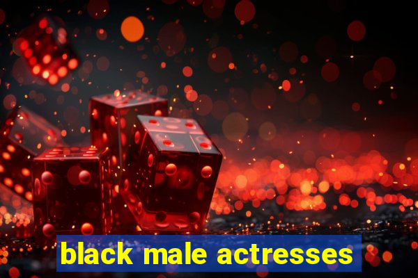 black male actresses