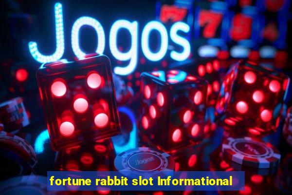 fortune rabbit slot Informational