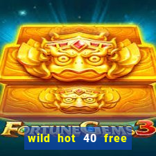 wild hot 40 free spins slot free play