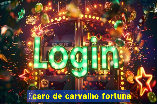 铆caro de carvalho fortuna