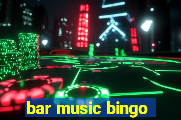 bar music bingo