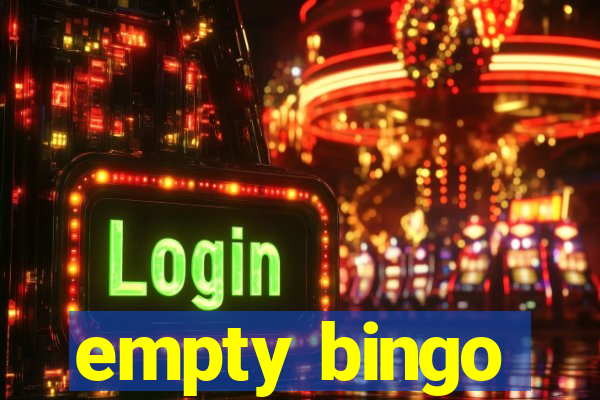 empty bingo