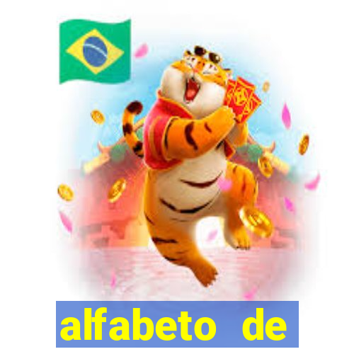 alfabeto de caligrafia bonita