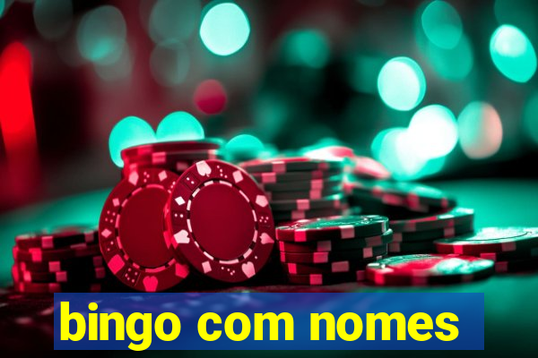 bingo com nomes