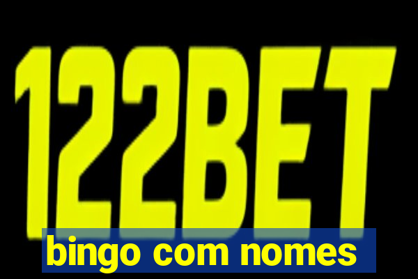 bingo com nomes