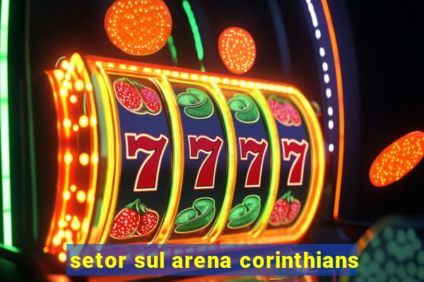 setor sul arena corinthians