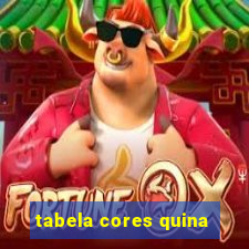 tabela cores quina